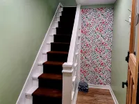 This is a private second-floor suite with its own entrance. Hotels in Bancroft