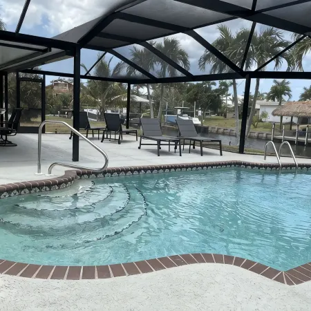 Fort Myers Renovated Luxury Waterfront 3 bed 3 bath with heated pool