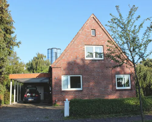 Holiday house in the center of Jever - In the house time-out, outside Frisian-tart Hotéis em Jever