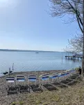 New Dock with Large Platform.  Bring the Boat!  Lakefront Farmhouse. - 4-Star