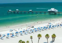 Water and Marina View Condo with Queen Sleeper and Heated Pool.