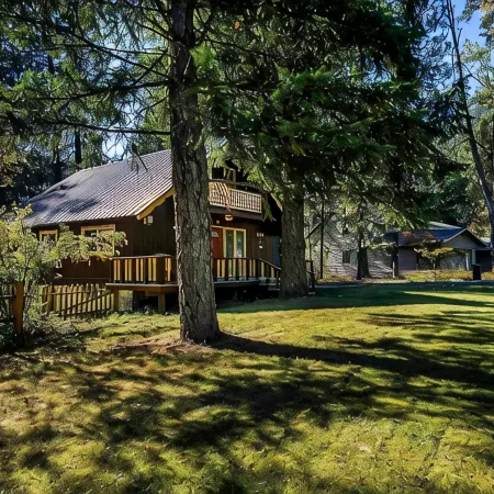 Chalet at the base of Schweitzer Mountain