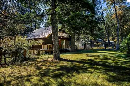 Chalet at the base of Schweitzer Mountain
