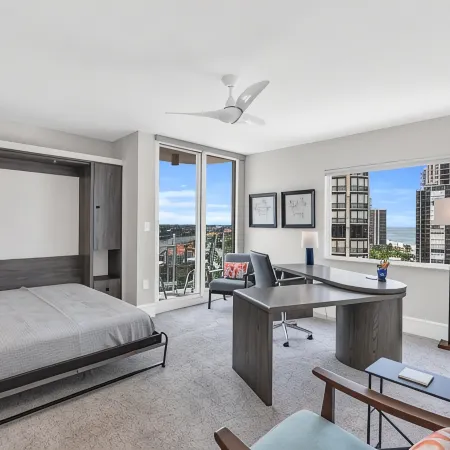 Modern Condo Steps from the Private Beach with Amazing Views