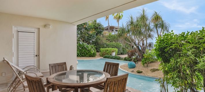 Coral Gardens: Beautiful Oceanfront Beach-Level, 2-Bedroom Condo Grace Bay Beach Hotels in The Bight Settlement