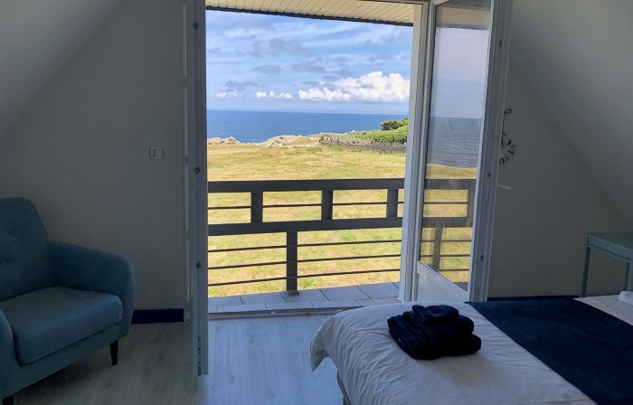 Maison vue mer côte sauvage pointe de la Torche