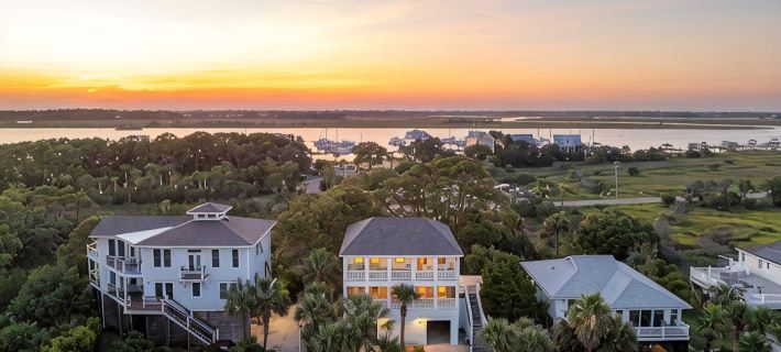 Ocean View~Heated Pool~Hot Tub~Golf~4Bed~2Bunk Rm-Camp Crescent Vacation Rentals Hotels in Folly Beach