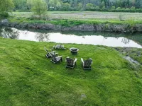 Nature's Edge-4 bedroom/2 bath serene getaway w/ River & Firepit - 3-Star
