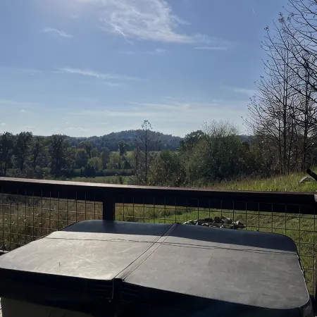 Luxury Yurt for Couples with Hot Tub on Deck