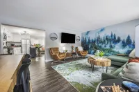 Keyless, KING bd, WIFI, desk, Fox River Bike Trail, near MetraTrain - Lejligheder