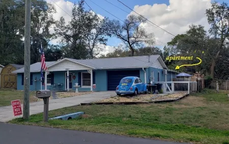 No additional fees expect a small one for pets. Minutes from downtown Ocala.