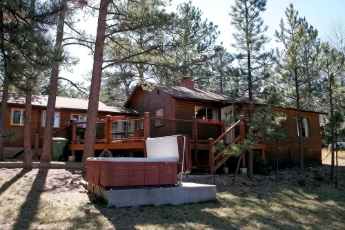 Mountain Pine Cabin With Personal Hot Tub - Dog-friendly! 3 Bedroom Cabin - #20-NCD0296