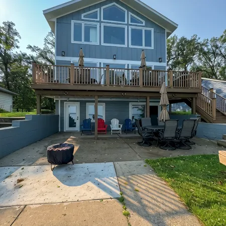 Escape to a lakeside cabin with stunning panoramic views of Ottertail Lake