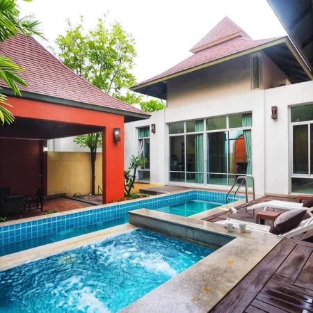 AnB pool villa (Red) with 2BR close to Jomtien beach