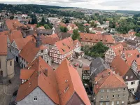 Cozy apartment with terrace in a quiet area Hotels in Schlitz