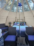 Milky Way with AC and WiFi, glamping near Houston