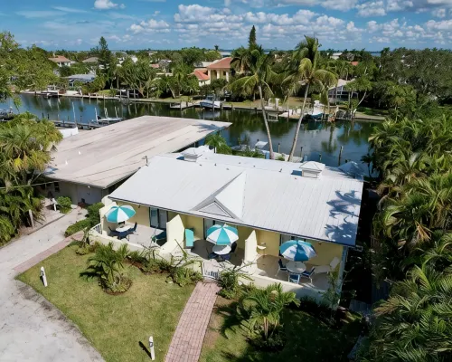 Beautiful canal front unit!See manatees playing from your living room.Cabana #12 Hotels in Longboat Key