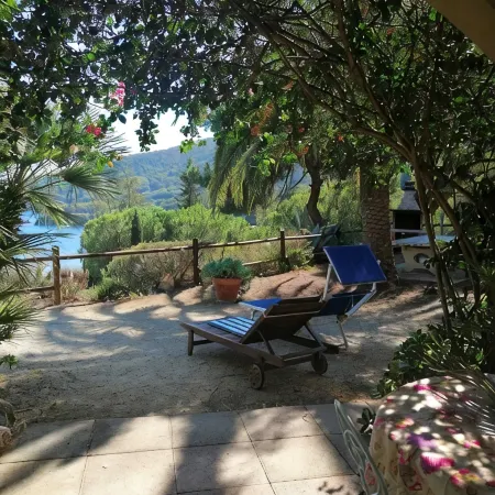 Elba Island villa on the sea with sandy beach surrounded by green park Arc.T