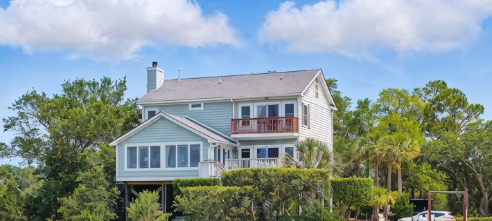 4-Bedroom Deep Waterfront Home with Private Dock and Dazzling Sunset Views! Hotels in Folly Beach