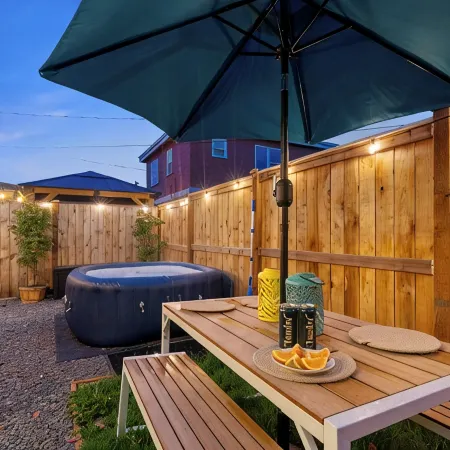 Vibrant Parkside Retreat -Newly Renovated, Hot Tub & Walkable to Downtown!