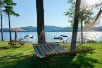 Crystal Clear Lake Water with Spectacular Sandy Beach and Million Dollar Sunsets