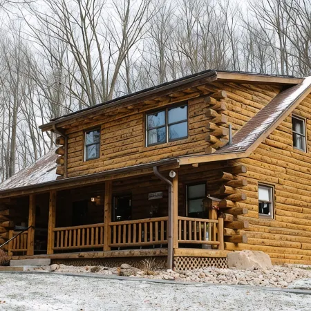 Spacious 6-bedroom cabin & sports bar in Amish country. Close to Breitenbach.