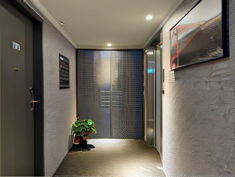 Pure meworld hotel 입구