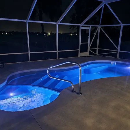 Lake House with Private Pool, Beach & Dock
