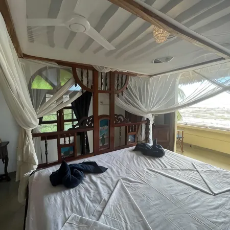 Seafront private villa at Jambiani Beach, Zanzibar