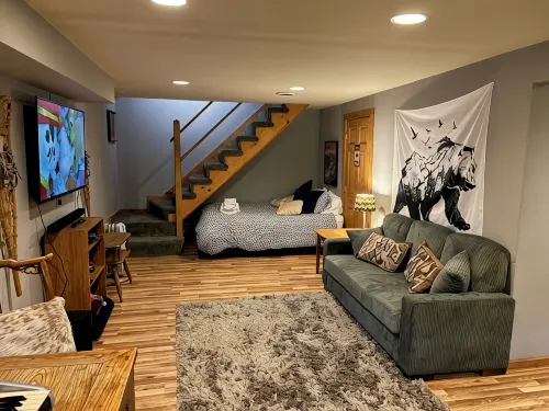 Village Home with 15 acre backyard on the river