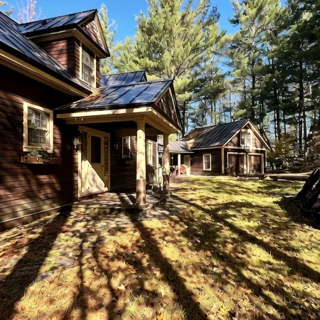 Camp Bear Claw, private home on the shores of Oseetah Lake.