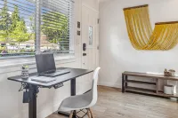 Designer Home Near Stanford/Tech Hub+AC/Gym/Office/BBQ/Parking. 2 Bed/1 Bath. - 4-نجوم