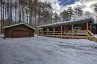 luxury log home mins from Lake George, w/ heated salt water pool! - Wifi