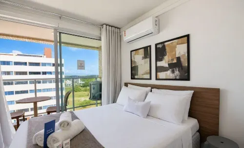 Your Complete Stay With a Rooftop Pool, 40m From the Beach in Cabedelo Cmzs - Apartments