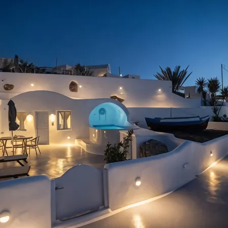 Sun Angelos Oia - Luxury Cave Suites Отели рядом с достопримечательностью «Пляж мыса Колумбо»