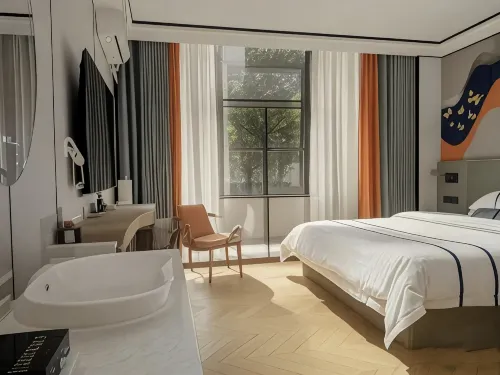 Bai Cheng Zhi Xing Hotel (Linquo Furuo Tianjiao Bus Station Store) - acceptant les animaux
