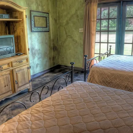6-bedroom Lodge on 12 acres in Concan, Texas.  Swimming pool & hot tub.