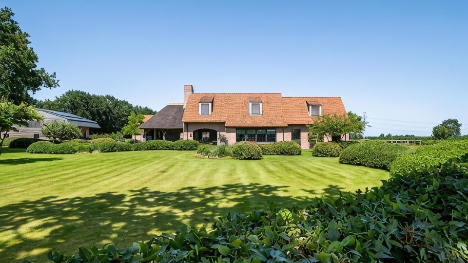 Hoeve den Akker: luxury holiday home with private garden and alpacas near Bruges