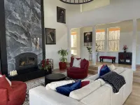 Beautiful new house nestled in a private and fenced 30 acres nature sanctuary.