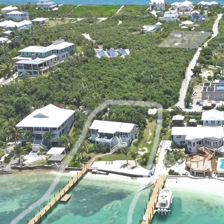 Beachfront House  Private Dock & Beach Tahiti Beach House - Hope Town  5 STAR