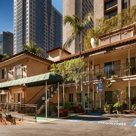 Best Western Cabrillo Garden Inn Отели рядом с достопримечательностью «Музей Железнодорожных Моделей»