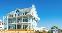 臨海7臥室、配有私人海灘通道及三層海濱露台的度假屋 - Wi-Fi