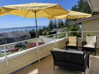 Full advantage of 180 degree PANORAMIC view of OCEAN & MOUNT BAKER