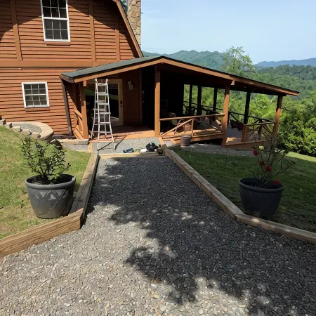 Stunning, Mtn-Top, Lakeview Cabin on Private 8 acres