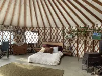 Cozy mountain yurt on an organic farm -  Apartamentos vacacionales
