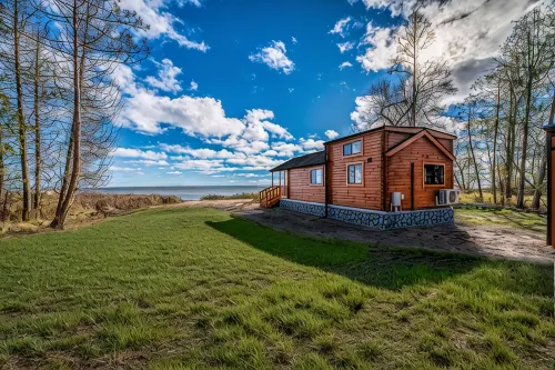 Lake Michigan Tiny Log Cabin - Weekly Rental - Fall Color Dates Available! - Hytter