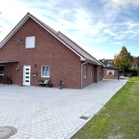 Vacation home "Jonagold" Meppen Single storey Carport Terrace Free WiFi 2 bedrooms