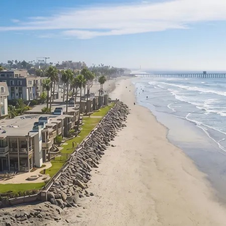 BeachFRONT Condo E-18 on the H20! Oceanside, CA - North Coast Village.