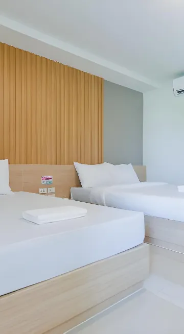 ห้องพักทริปเปิล-รวมที่จอดรถ