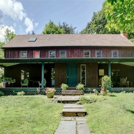 Secluded and Artful 1800s Farmhouse on 53 Acres, Saugerties